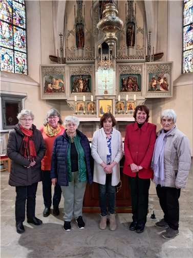 Solidarität in Fritzdorf: WGT-Frauen sammeln Spenden für den Frieden. Foto: privat