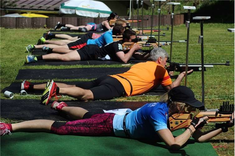 Sommerbiathlon bei der SGi Raubach. Fotos: privat