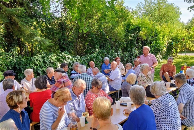 Sommerfest der MK Lahnstein in Schupbach´s Garten.