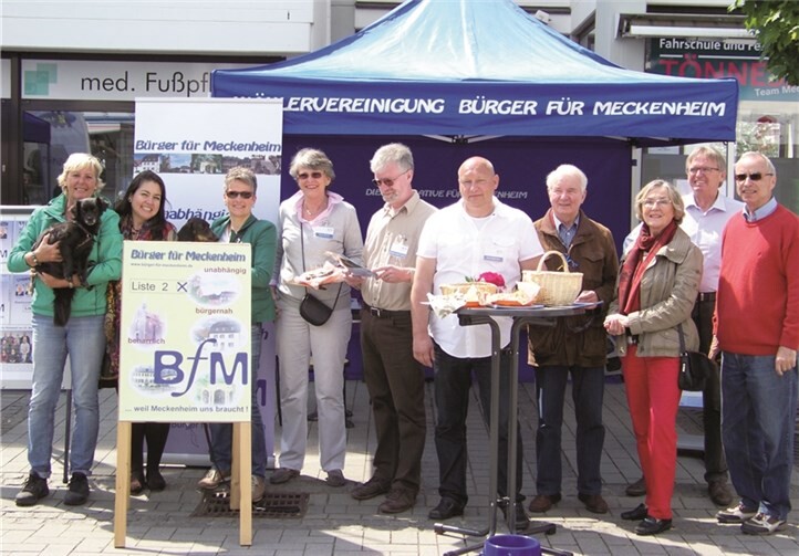 Sonne und Optimismus am Stand der BfM. privat