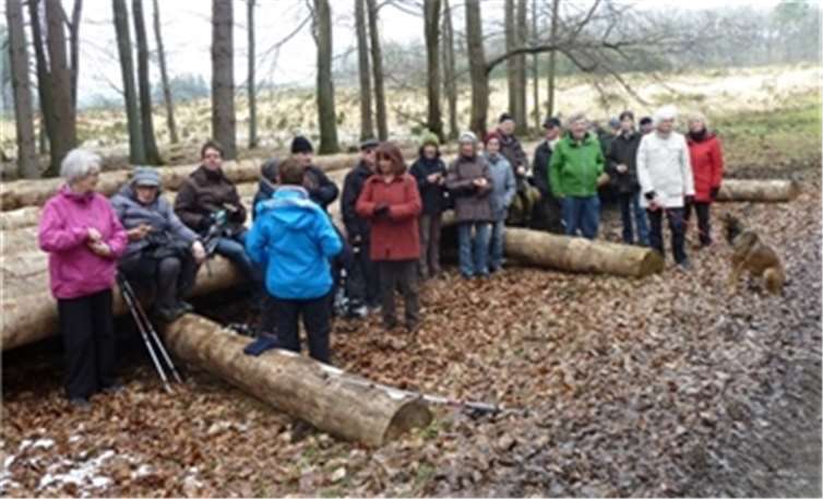 Sonne und Schlamm begleiteten die Wanderer.privat