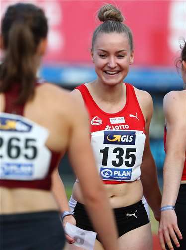 Sophia Junk (LG Rhein-Wied) Leichtathletik, Deutsche Meisterschaft U23 26.06.2021Foto: Rene Weiss/Eibner