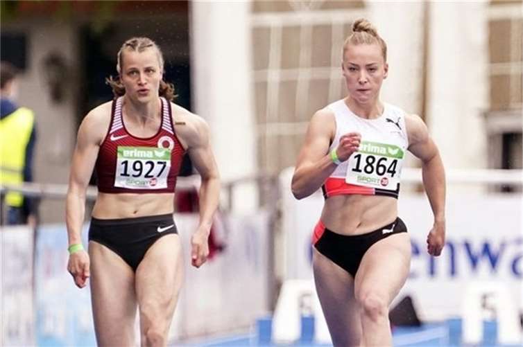 Sophia Junk (Startnummer 1864) zählt zu den schnellsten Sprinterinnen Deutschlands. In den vergangenen Wochen präsentierte sie sich von ihrer besten Seite. Die Nominierung für die Europameisterschaft in Rom ist der verdiente Lohn. Foto: Wolgang Birkenstock
