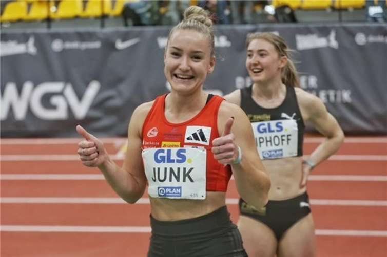 Sophia Junk lief in Regensburg persönliche Bestzeit und wurde für die Team-EM in Madrid nominiert.Foto: Gantenberg