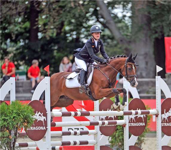Sophia Rössel auf Camillo WE in Strzegom.Foto: Equitaris Wegener