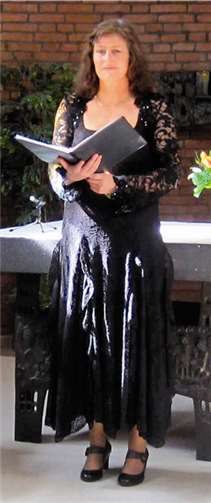 Sopranistin Gisela Schmidt. Privat