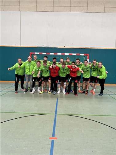 Souveräne Teamleistung der 1. Herrenmannschaft des TuS Grün-Weiß Mendig gegen den direkten Konkurrenten HSG Westerwald.  Foto: privat