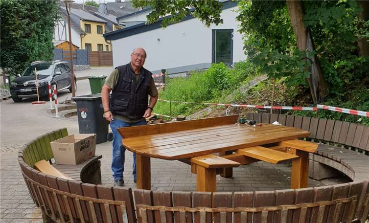 Sowohl Anfertigung als auch Aufbau waren zeitintensiv und in ehrenamtlicher Arbeit verrichtet worden.Fotos: privat