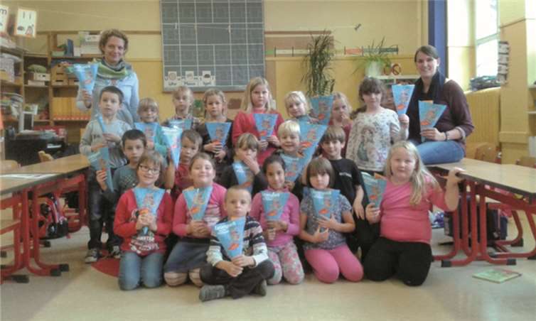 Sowohl die Erstklässler der Leo-Stausberg-Schule....