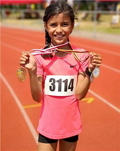 Spätestens als es zur Siegerehrung Medaillen gab, waren die Anstrengungen vergessen.