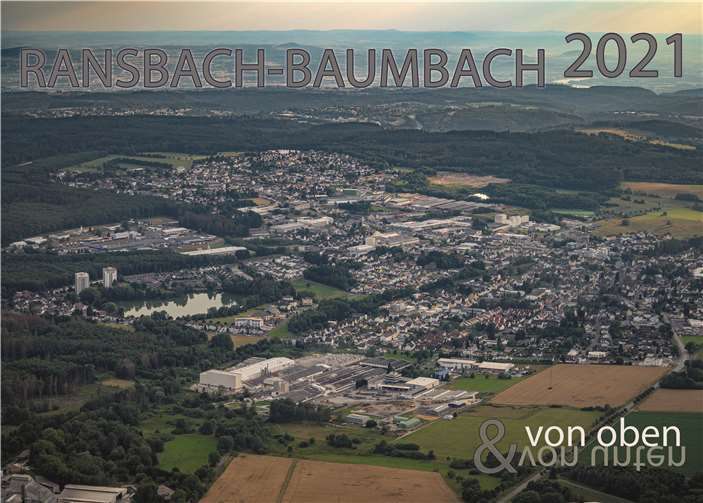 Spannende Ansichten von Ransbach-Baumbach finden sich im neu erschienenen Kalender für 2021. Quelle: Friedrich&Schmidt Aerografie
