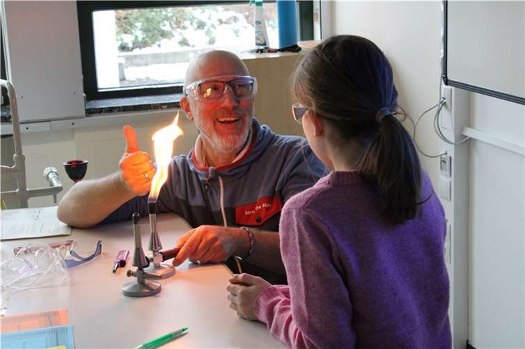 Spannende Experimente wurden vorgeführt. Foto: privat