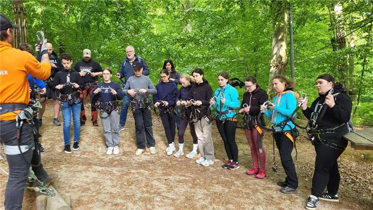 Spannender Tag im Kletterwald.  Foto: privat