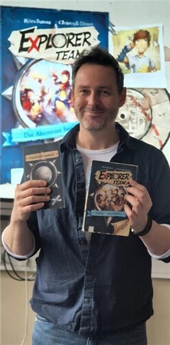 Spannung pur: Autor Berenz begeistert an der Römervilla.