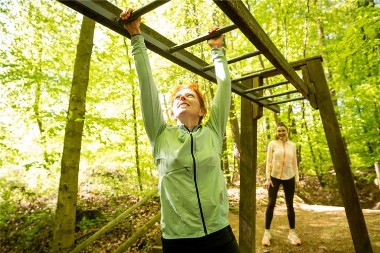 Spaß an der Bewegung in der Natur bietet der Trimm-Dich-Pfad im Neuenahrer Erholungswald.