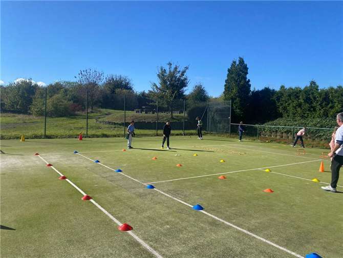 Ein gelungener Tag für Tennisbegeisterte Spaß im Tennisparcour.Fotos: privat