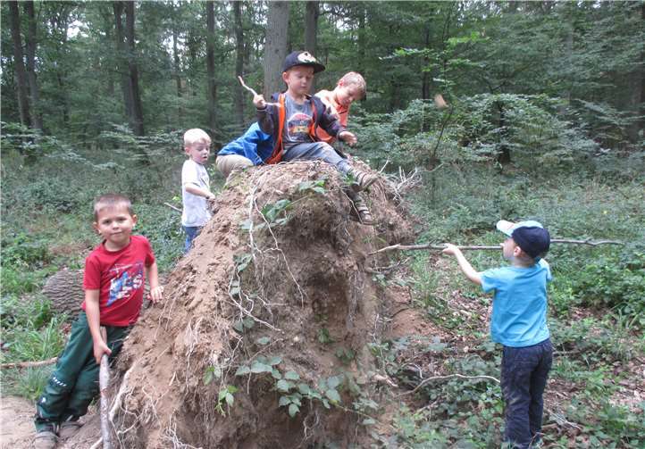 Spaß in der Natur hatten die Kindergartenkinder allemal. Foto: privat