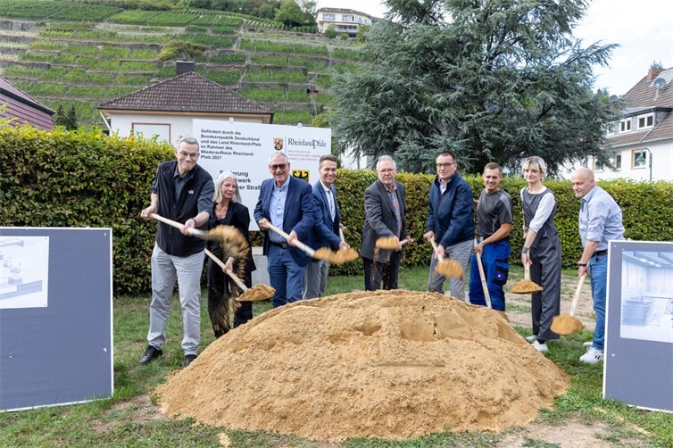 Spatenstich zum neuen Wasserwerk „Walporzheimer Straße“ 