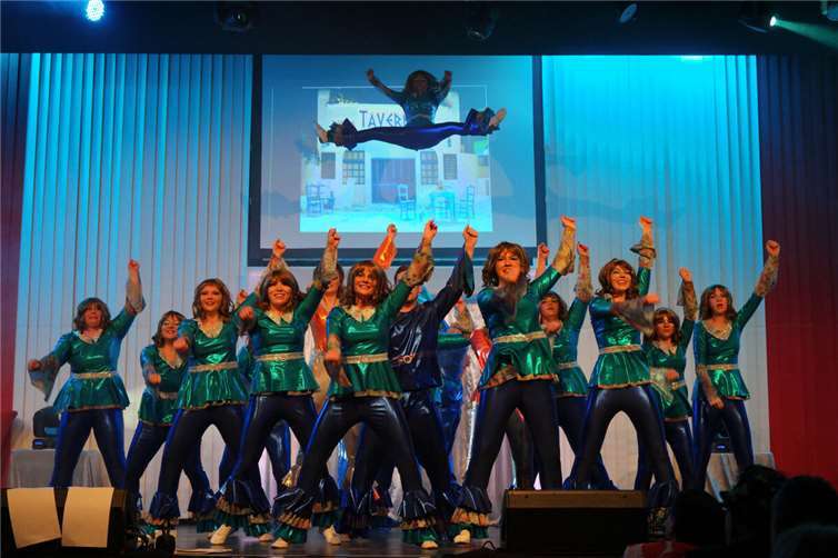 Spektakuläre Sprünge bot die Showtanzgruppe Fairytales unter dem Motto „Mama Mia“.  Fotos: ND