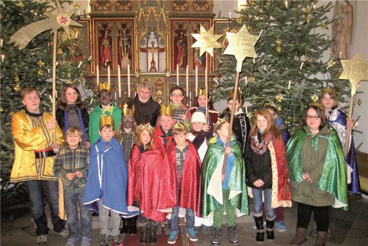 Spenden in der Höhe von 2.620 Euro konnten die jugendlichen Sternsinger in den Gemeinden Reifferscheid, Rodder und Fuchshofen einsammeln.privat