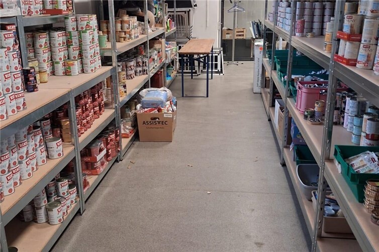 Spendenannahme in der Wässerscheid