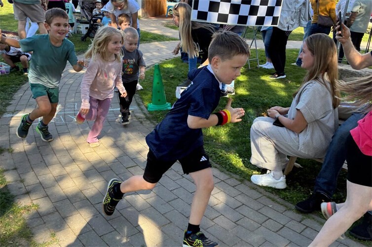 Spendenlauf der Kita Rasselbande