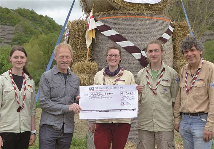 Spendenübergabe VR-Bank Rhein-Mosel eG.