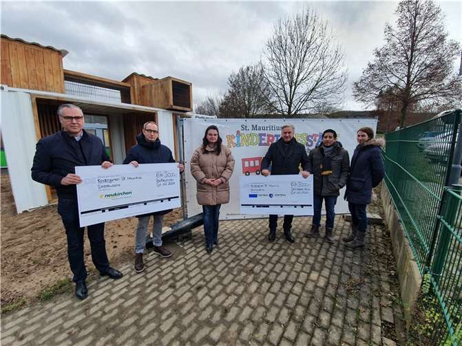 Spendenübergabe an den Förderverein St. Mauritius Kindergarten Heimersheim e.V. Foto: privat