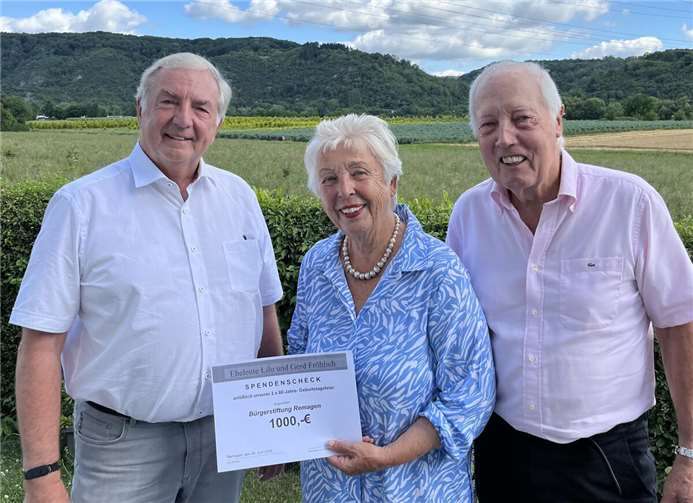 Spendenübergabe in Remagen.  Foto: privat