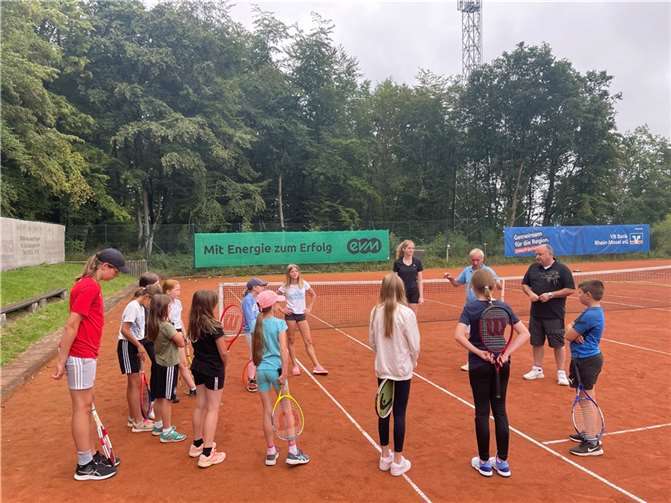 „Spiel, Spaß und intensives Tennis“ standen auf dem Programm.