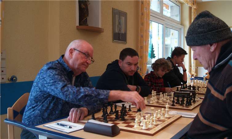Spiel der Dritten gegen Cochem, (v.li.) Wilfried Walz, Markus Wolff, Noah van Veen, Marco Bell.Privat
