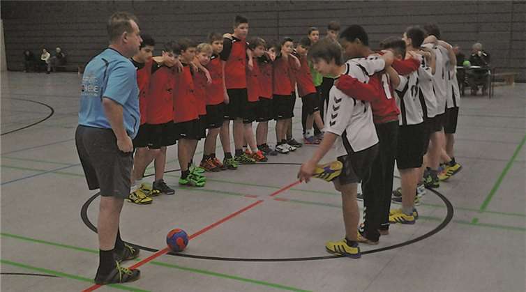 Spiel gegen die TuS Ahrbach. privat