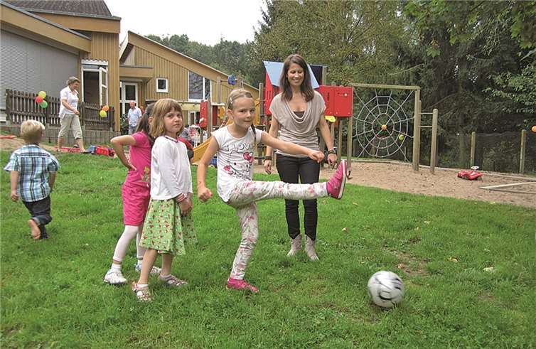 Spiel und Spaß stand im Vordergrund des Sommerfestes der Kita. privat