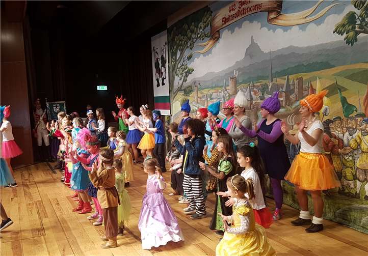 Spiel und Spaß standen bei der Feier im Vordergrund.