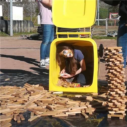 Spielaktion „Ahrbrücker in den Dschungel“.