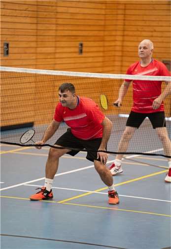 Spiele im Doppel.Fotos: privat