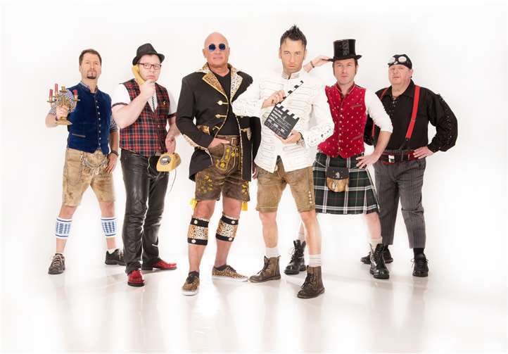 Spielen an beiden Tagen: Münchner Zwietracht, die „populärste Oktoberfest-Band der Welt“.privat