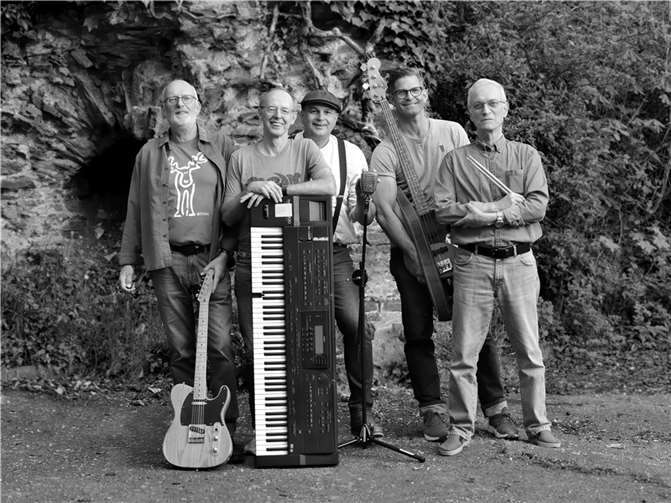 Spielen für den Hilfskonvoi Andernach: Die Steve Taylor Blues Band“. Foto: privat