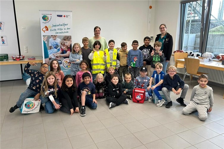 Spielerisch helfen lernen: Grundschule setzt auf Juniorhelfer. Fotos: GS Weißenthurm