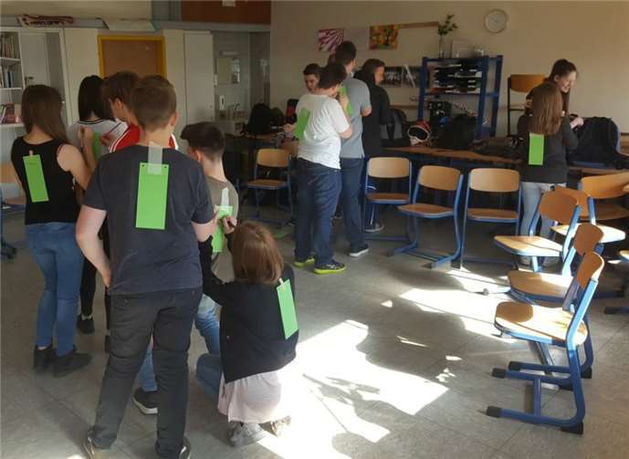 Spielerisch konnten die Schülerinnen und Schüler ihr Selbstwertgefühl stärken.