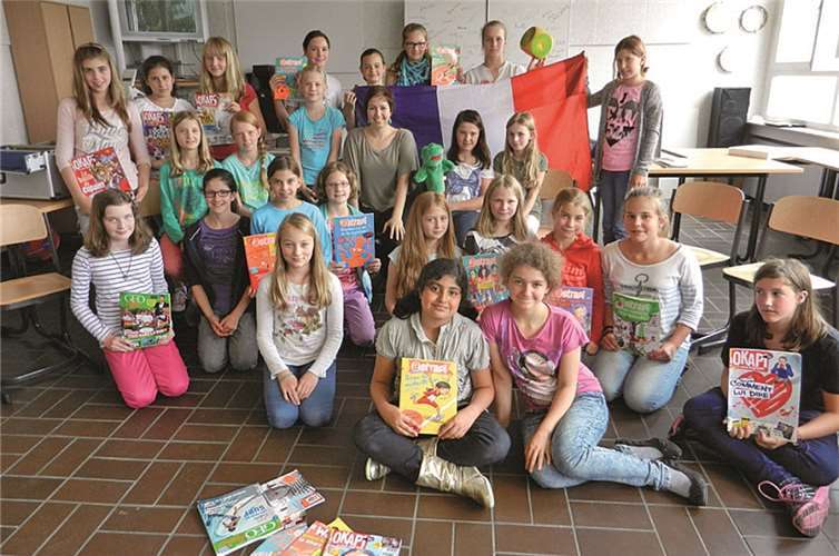 Spielerisch wurden die Schülerinnen für die französische Sprache und Kultur begeistert. privat