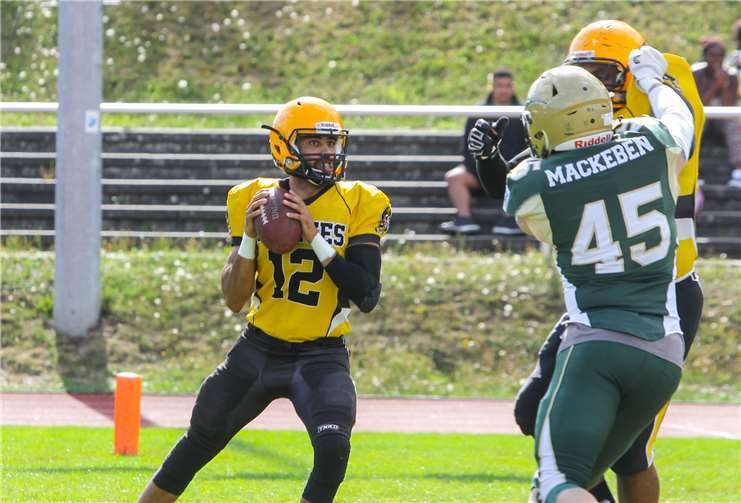 Spielmacher Hayden Nelson in Aktion.Foto: FischkoppMedien