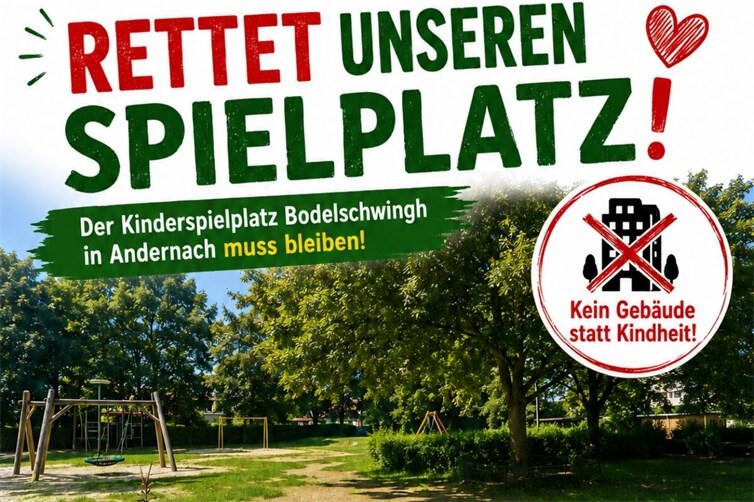 Spielplatz in Gefahr
