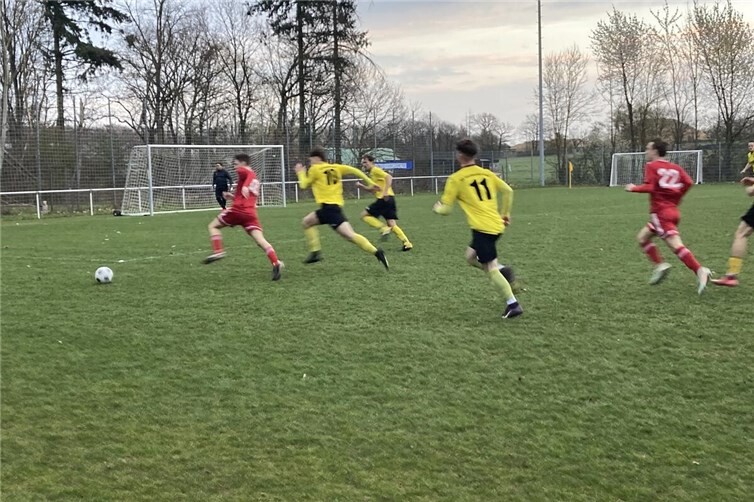 Spielszene der ersten Halbzeit