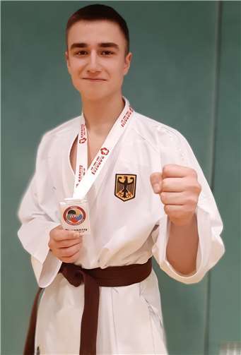 Spitzenathlet Philipp Walger erkämpft Silber.Foto: privat