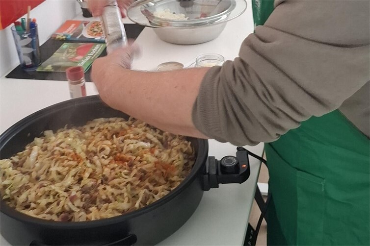 Spitzkohl-Hackfleisch-Pfanne