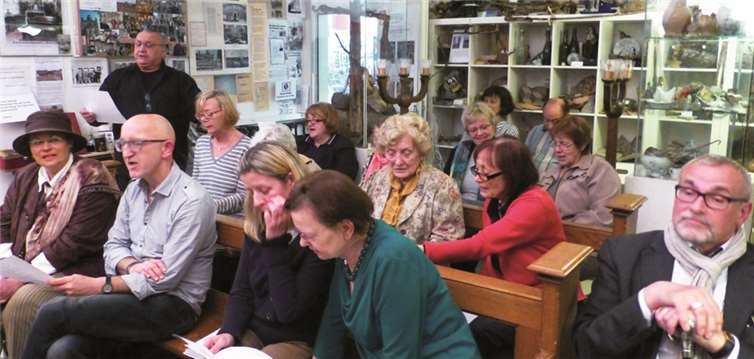 Spontan bildete sich der „Gertrudischor“, der den musikalischen Rahmen gestaltete. privat