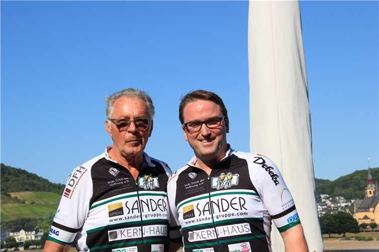 Sportfreunde: Jürgen Grünwald (links)und Marcel Caspers.