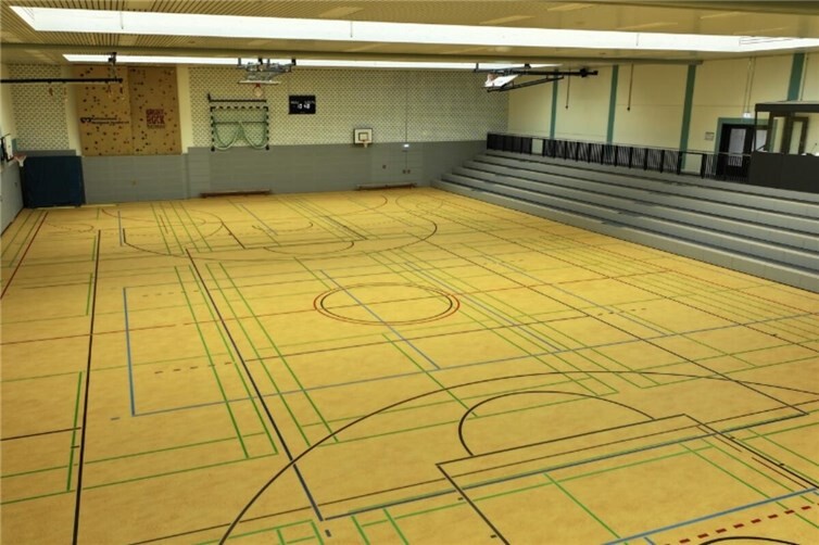 Sporthalle Berliner Straße Rheinbach. Fotos: Stadt Rheinbach