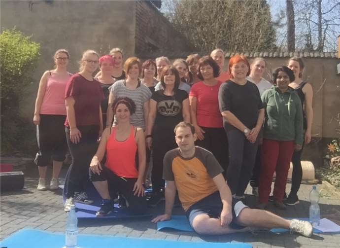 Sportlich und ausgelassen ging es beim Gesundheitstag der Lebenshilfe zu. privat